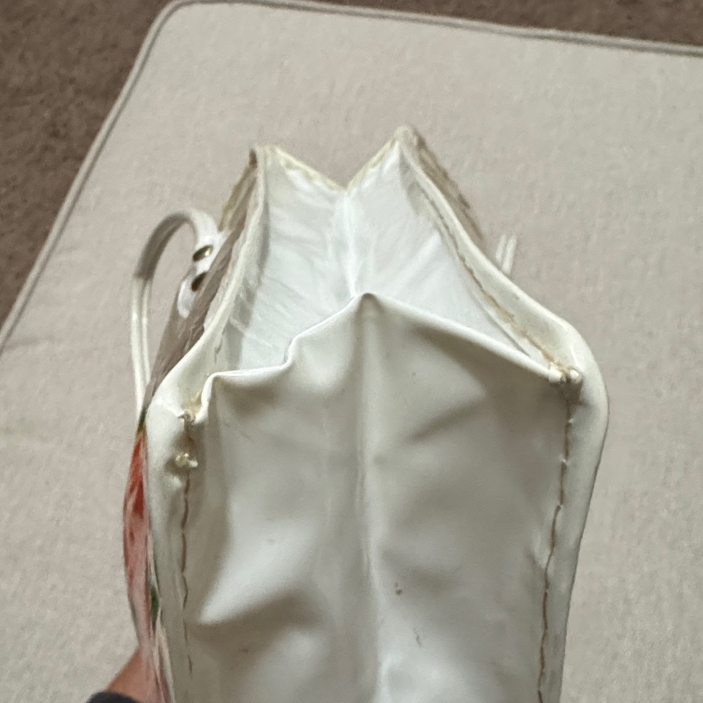 Vintage Florida Tourist Bag-Clear/White/Orange Double Sided Logo-Hand Carry-GUC - Picture 11 of 12